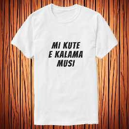 Ik luister naar muziek in Toki Pona T-shirt