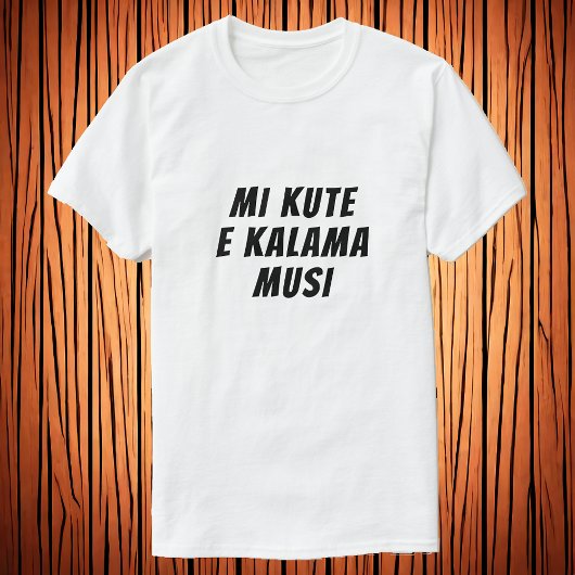Ik luister naar muziek in Toki Pona T-shirt
