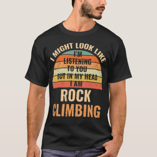 IK Luister Niet Naar Mijn Hoofd Grappige Rotsbekli T-shirt
