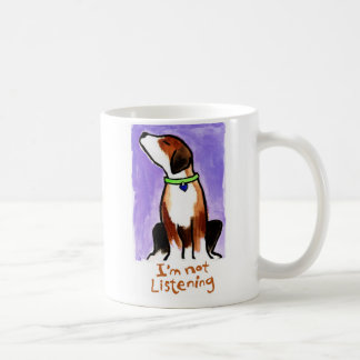 Ik luister niet (onzin) koffiemok