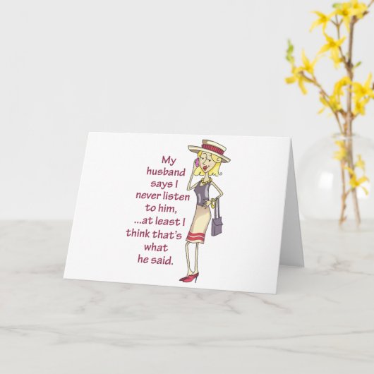 Ik luister nooit kaart (Gele Bloem)