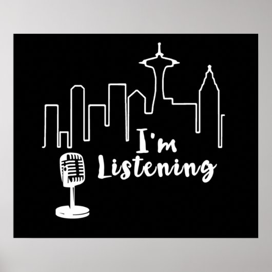 Ik luister poster (Voorkant)