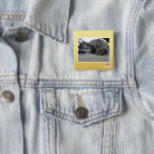 Ik luister vierkante button 5,1 cm (In situ)