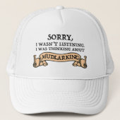 Ik luisterde er niet naar dat ik dacht aan mudlari trucker pet (Voorkant)