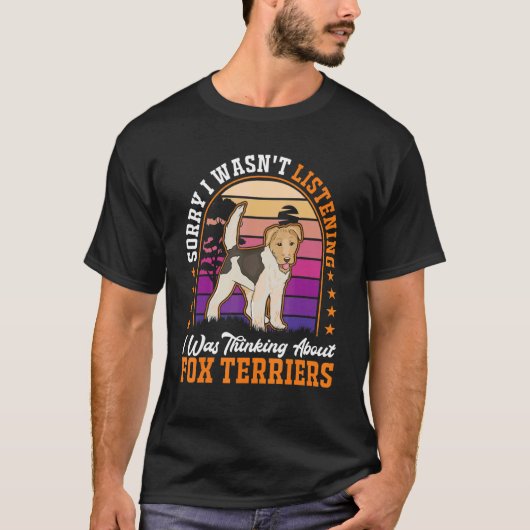 Ik luisterde niet naar Fox Terrie. T-shirt (Voorkant)
