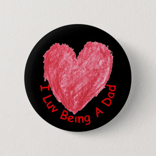 Ik Luv ben een vader Button (Voorkant)