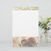 IK LUV BUNNIES! Cute Briefpapier (Staand voorkant)