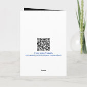 Ik Luv Jou Beer 13" X 18" Vouwkaart Kaart (Achterkant)