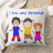 IK LUV MIJN VRIENDEN KUSSEN (Deken)