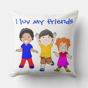 IK LUV MIJN VRIENDEN KUSSEN