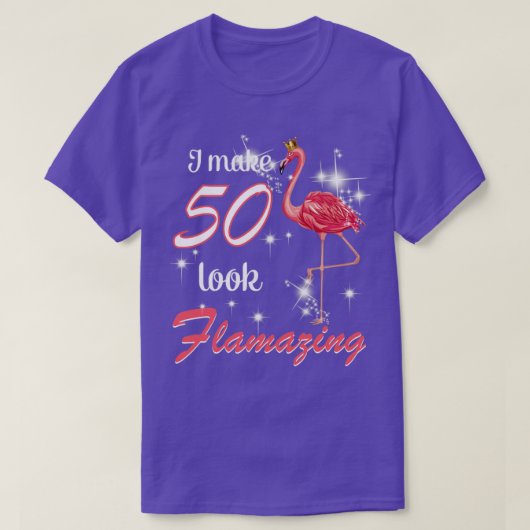 Ik maak 1969 50e verjaardag Flamin van 50 jaar T-shirt (Design voorkant)
