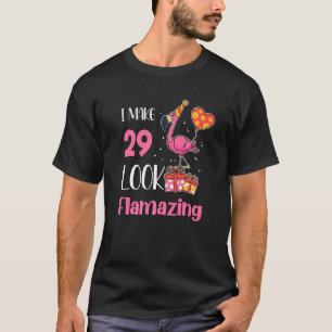Ik maak 29-jarige Flamingo 29th T-shirt