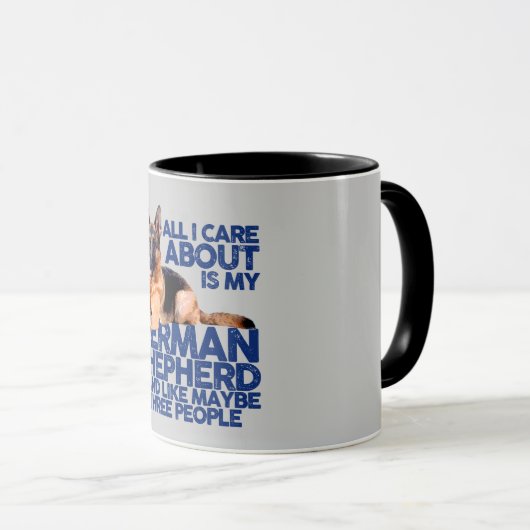 IK MAAK ALLEMAAL MIJN DUITSE SCHEPERD OM MOK (Voorkant rechts)