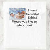 Ik maak baby's herboren pop sticker (Tas)