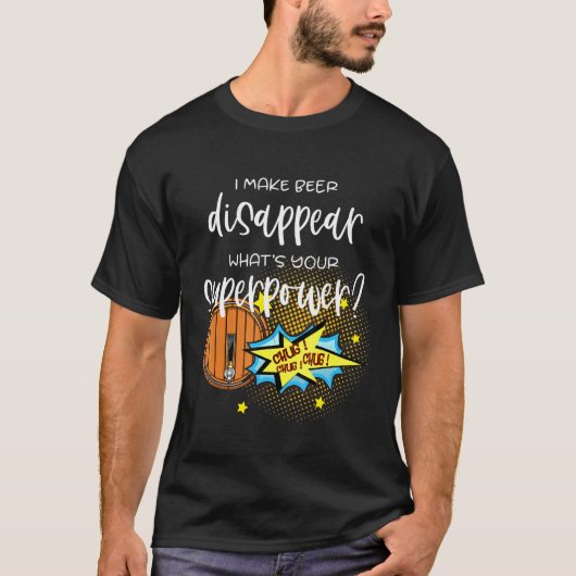 IK MAAK BEER VERDWIJNEN T-SHIRT (Voorkant)