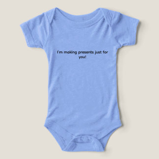 Ik maak cadeaus speciaal voor jou! baby onesie