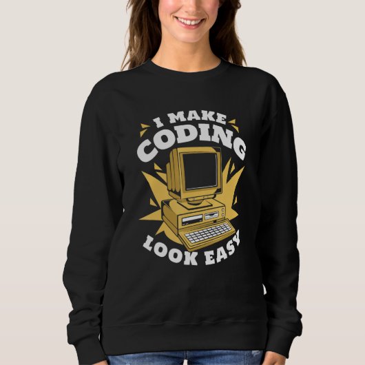 Ik maak coderen er eenvoudig uitzien Ingenieur Cod Trui (Voorkant)
