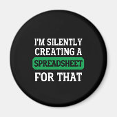 Ik maak daar een spreadsheet voor magneet (Voorkant)