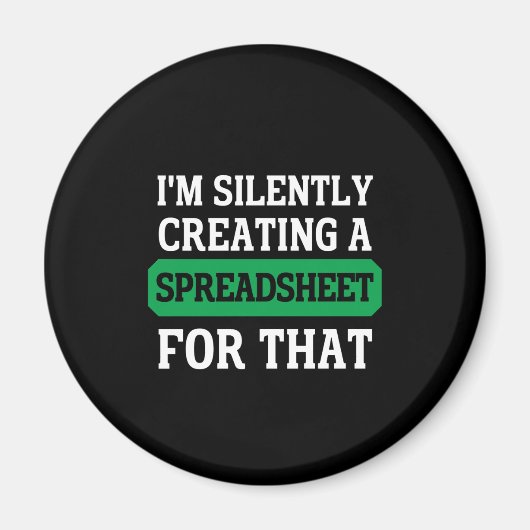 Ik maak daar een spreadsheet voor magneet (Voorkant)