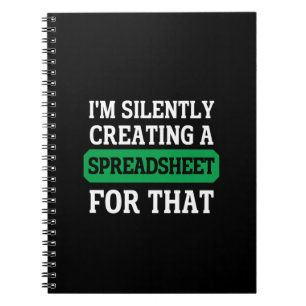 Ik maak daar een spreadsheet voor notitieboek