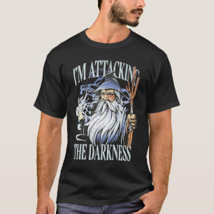 Ik maak de Darkness Wizard vast, Witch Retro Magi T-shirt