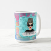 Ik maak de regels en de geld koffie Mok (Voorkant rechts)