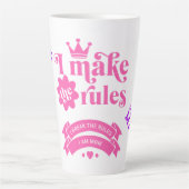 Ik maak de regels - Mam | Latte Mok (Voorkant)