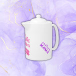 Ik maak de regels - Mam | theepot<br><div class="desc">Ik maak de regels,  ik breek de regels,  ik ben MAM - in roze en paarse Grateful Mom op de rug voor een Happy Moederdag cadeau.</div>