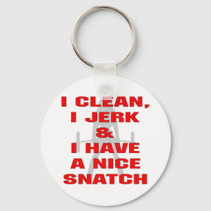 Ik maak de Schok van I schoon & heb ik Nice Sleutelhanger