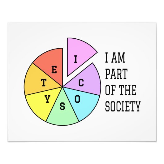 Ik maak deel uit van de Society Foto Afdruk (Voorkant)