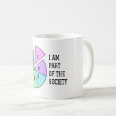 Ik maak deel uit van de Society Koffiemok (Voorkant rechts)