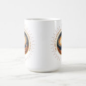 Ik maak deel uit van een oneindig universum. koffiemok (Center)