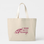 Ik maak  dingen Tas (Achterkant)