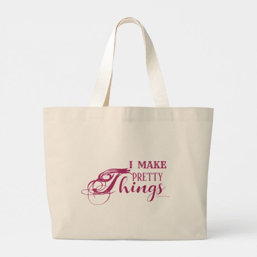 Ik maak  dingen Tas (Achterkant)