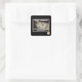 Ik maak een club van jou! Ik heb je gemist! Vierkante Sticker (Tas)