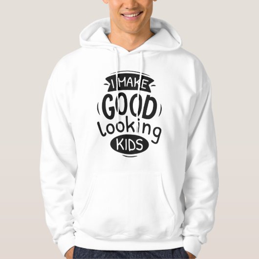 Ik maak een goed uiterlijk Kinder Hoodie (Voorkant)