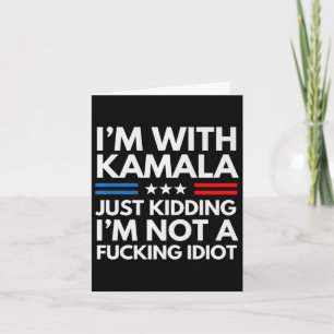 Ik maak een grapje met Kamala, ik ben geen Ing Idi Kaart