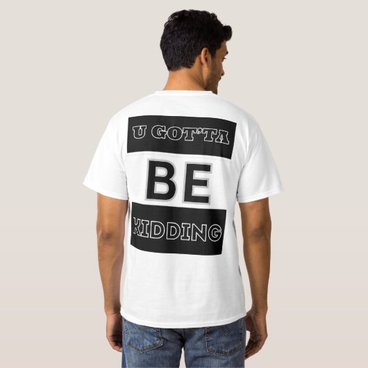 IK MAAK EEN GRAPJE T-SHIRT (Achterkant volledig)