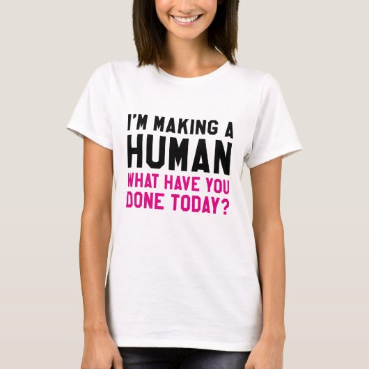 Ik maak een mens t-shirt (Voorkant)