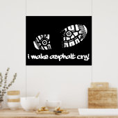 Ik maak een Poster van Asphalt Cry Shoe Track Runn (Keuken)
