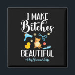 Ik maak Es Beautiful Dog Groomer Life Comb Scissor Magneet<br><div class="desc">Ik maak Es Beautiful Dog Groomer Life kam schaar bruidegom</div>