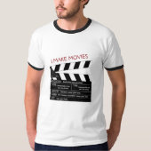 Ik maak films  Clapperboard T-shirt (Voorkant)