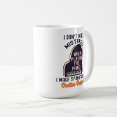 Ik maak geen fouten bij het spelen van de piano   koffiemok (Voorkant rechts)