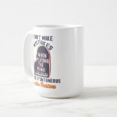 Ik maak geen fouten bij het spelen van de piano   koffiemok (Voorkant links)