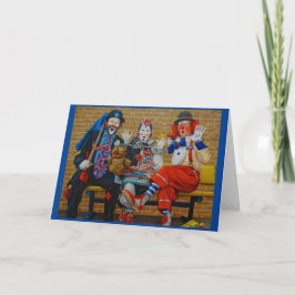 Ik maak geen grapjes over de clown Valentijnsdag Feestdagen Kaart