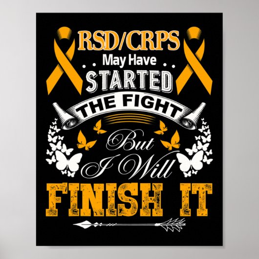 Ik maak het af RSD CRPS Awareness Poster (Voorkant)
