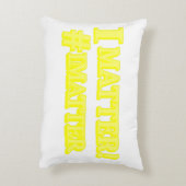 "IK MAAK HET!" Cute Expression Design. Bestel nu Accent Kussen (Achterkant (Verticaal))