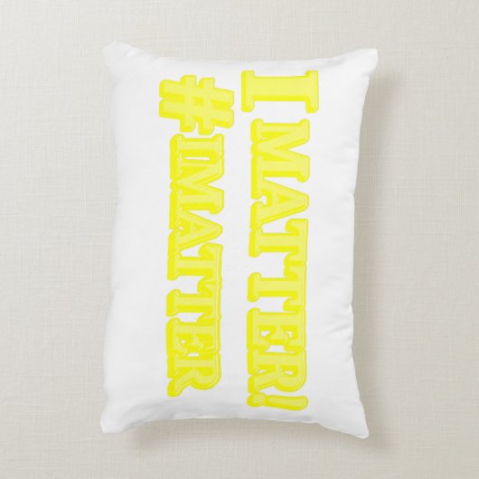 "IK MAAK HET!" Cute Expression Design. Bestel nu Accent Kussen (Achterkant (Verticaal))