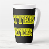 "IK MAAK HET!" Cute Expression Design. Bestel nu Latte Mok (Rechterhoek)