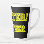 "IK MAAK HET!" Cute Expression Design. Bestel nu Latte Mok (Rechts)